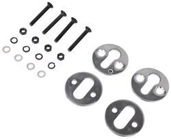 Replacement Mounting Plates for Erickson Removable Motorcycle Wheel Chock - Qty 4 - EM56ZV
