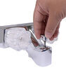 bathtub indoor shower faucets valves empire rv tub and diverter faucet w/ vacuum breaker - dual knob handle chrome