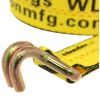 Erickson Ratchet Tie-Down Strap w/ Web Clamp and Double J-Hooks - 2" x 40' - 3,300 lbs 1 Strap EM58541