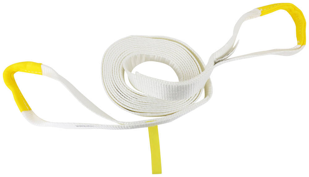 Ford F-150 Erickson Recovery Strap w/ Reinforced Loop Ends - 2 x 20' -  9,000 lbs Max Vehicle Weight