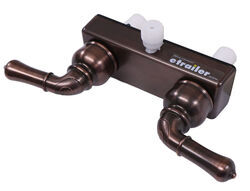 Empire Faucets RV Shower Valve w/ Vacuum Breaker - Dual Teacup Handle - Oil Rubbed Bronze - EM59HR