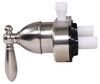 indoor shower empire faucets rv valve w/ vacuum breaker - single teacup handle brushed nickel