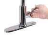 kitchen faucet standard sink empire faucets rv w/ pull-down spout - single lever handle chrome