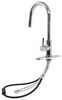 kitchen faucet gooseneck spout empire faucets rv w/ pull-down - single lever handle chrome