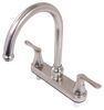 standard sink faucet dual handles dimensions