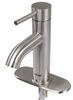 bathroom faucet high-rise spout empire faucets rv vessel sink - single lever handle brushed nickel