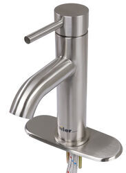 Empire Faucets RV Bathroom Vessel Sink Faucet - Single Lever Handle - Brushed Nickel - EM72WR