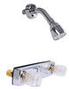 indoor shower empire faucets valve and head - dual knob handle chrome