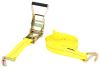 flatbed trailer truck bed double-j hooks erickson ratchet tie-down strap w double j-hooks - 2 inch x 27' 3 300 lbs