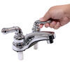 bathroom faucet dual handles empire faucets rv - teacup handle chrome