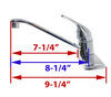 standard sink faucet high-rise spout em84ur