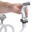 kitchen faucet high-rise spout empire faucets hybrid rv w/ sprayer - single lever handle chrome