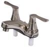 bathroom faucet conventional spout empire faucets rv - dual lever handle brushed nickel