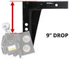 weight distribution hitch square - 9 in drop