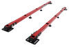 complete roof systems square bars exposed racks rack - raised side rails steel red 2