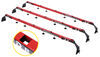complete roof systems locks not included exposed racks rack for jeep jl jlu and gladiator hardtop - square bar steel red