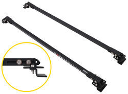 Exposed Racks Roof Rack - Raised Side Rails - Square Bars - Steel - Black - 2 Bars - ER63XR