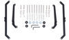 complete roof systems square bars exposed racks rack for jeep jlu soft top - steel black