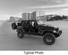 0  complete roof systems exposed racks rack for jeep jlu soft top - square bars steel black