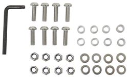 Replacement Trim Plate Hardware Kit for Rock Tamers Heavy-Duty, Adjustable Mud Flap System - ERTRT054