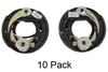 dealer pack electric trailer brakes - 7 inch left/right hand assemblies 2 000 lbs 10 pairs