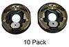 dealer pack electric trailer brakes - 10 inch left/right hand assemblies 3 500 lbs pairs