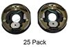 dealer pack electric trailer brakes - 10 inch left/right hand assemblies 3 500 lbs 25 pairs
