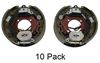 electric drum brakes 12-1/4 x 3-3/8 inch trailer w/ dust shields - self-adjusting left/right 8k 10 pairs