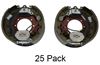 electric drum brakes 12-1/4 x 5 inch w/ dust shields - self-adjusting left/right hand 12k 25 pairs