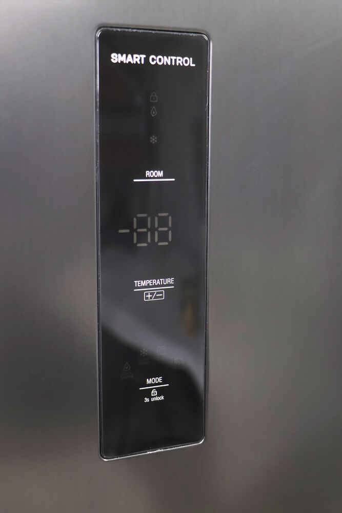 Everchill SRM-418CB 16.2 cu.ft. 110V 4-Door Refrigerator, French Black Doors