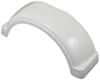 fulton trailer fenders top step plastic single axle fender with - white 13 inch wheels qty 1
