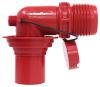 sewer adapters elbows hose to dump station ez coupler 4-in-1 rv adapter with 90-degree elbow fitting - red
