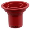 rv sewer hose fittings replacement connector for ez coupler 4-in-1 adapter w/ 90-degree elbow fitting - red