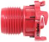 sewer adapters couplers and nipples hose to ez coupler rv fitting kit w/ 4-in-1 adapter bayonet - red