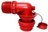 90 degree angle sewer hose adapters to dump station