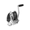 standard hand winch crank fulton single speed trailer - 7 inch long handle 20' strap zinc 1 100 lbs