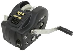 Fulton XLT 2-Speed Trailer Winch with Heavy Duty 20' Strap - Zinc - 2,600 lbs