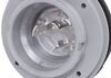 power inlet furrion marine - 30amp 125v led round gray