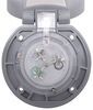 power inlet furrion marine - 30amp 125v led round gray