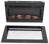 recessed mount fireplace 30 inch wide furrion electric rv with logs - black
