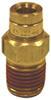 straight connector firestone for 1/2 inch tubing 1/4 npt - male
