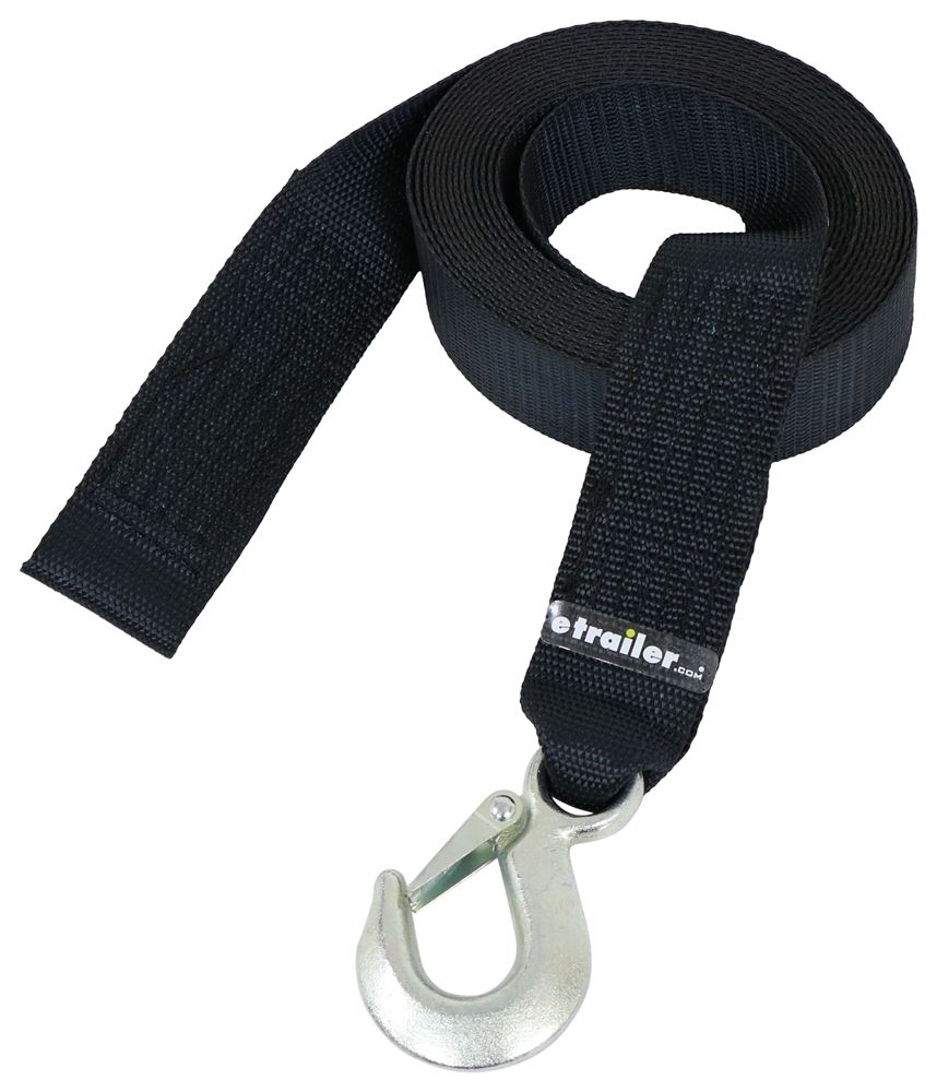 Fulton Heavy-Duty Winch Strap with Hook - 20' x 1-7/8