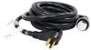power cord extension rv to hookup furrion w/ pull handle - 50 amp black 30'