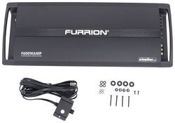 Furrion Power Amplifier - 2 Channels - 18-1/2" Long x 7-1/4" Wide - 600 Watts - Black - F600WAMP
