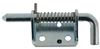 latches 2 inch long spring latch w/ extended handle and holdback - x 1-1/8 zinc plated left hand