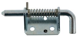 Spring Latch w/ Extended Handle and Holdback - 2" x 1-1/8" - Zinc Plated - Left Hand - F719-182Z104