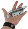 latches 1-1/4 inch wide spring latch w/ holdback for trailer tailgate - 3 x zinc plated right hand