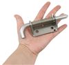 latches 1-1/4 inch wide spring latch w/ holdback for trailer tailgate - 3 x stainless steel right hand