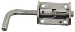 Spring Latch w/ Cover and Holdback - 4 Hole - 2-7/8" x 2" - Stainless Steel - F779-204U234
