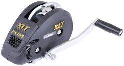 Fulton XLT Single Speed Winch - 8" Long Handle, 20' Strap and Cover - 1,500 lbs